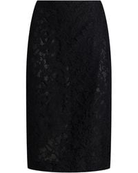 Blumarine - Midi Skirt Polyester, Cotton - Lyst