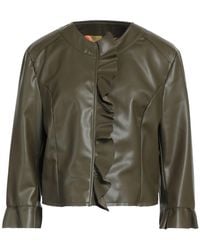 THE ABITO Milano - Military Overcoat & Trench Coat Polyurethane, Polyester - Lyst
