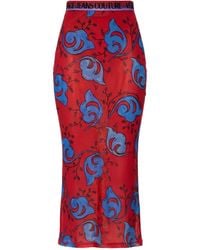 Versace Jeans Couture - Midi Skirt - Lyst
