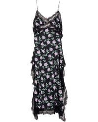 MSGM - Maxi Dress Polyester - Lyst