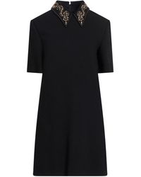 Versace - Mini Dress Virgin Wool - Lyst