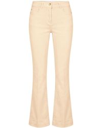 Nenette - Cream Jeans Cotton, Elastomultiester, Elastane - Lyst