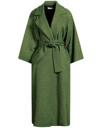 Liviana Conti - Lime Coat Polyester, Cashmere, Polyamide - Lyst