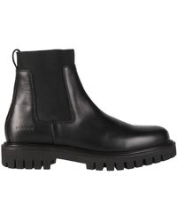 Botines de caña alta Tommy Hilfiger de Cuero de color Negro para hombre Hombre Zapatos de Botas de Botas informales 