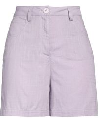 Love Moschino - Lilac Shorts & Bermuda Shorts Viscose, Linen - Lyst