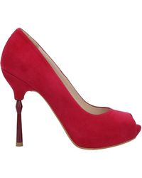 Lodi Court Shoes - Red
