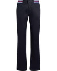 Frankie Morello - Midnight Pants Cotton, Elastane - Lyst