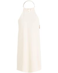 SIMONA CORSELLINI - Mini Dress Viscose, Elastane - Lyst