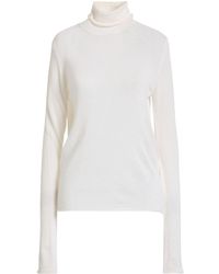 Eleventy - Cream Turtleneck Cashmere - Lyst