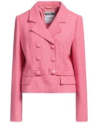 Moschino - Couture Blazer Cotton, Polyamide - Lyst