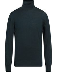 Vneck - Dark Turtleneck Merino Wool, Silk - Lyst