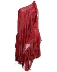 Burberry - Midi Dress Viscose - Lyst