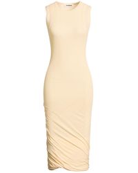 Jil Sander - Midi Dress Cotton - Lyst