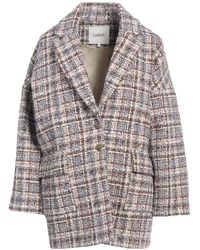 Ba&sh - Coat Polyester, Wool, Acrylic, Polyamide, Viscose - Lyst