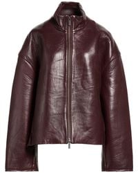 REMAIN Birger Christensen - Plum Jacket Lambskin - Lyst