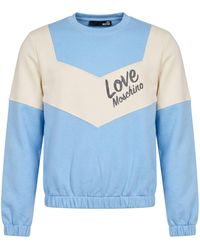 Love Moschino - Sky Sweatshirt Cotton, Elastane - Lyst