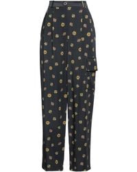 Mantero 1902 - Pants Virgin Wool, Silk - Lyst