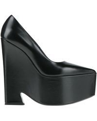 Versace - Plateau-Pumps Tempest Aus Leder - Lyst