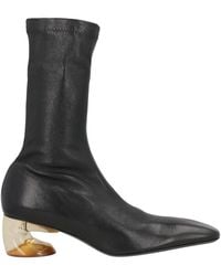 Jil Sander - Ankle Boots Leather - Lyst