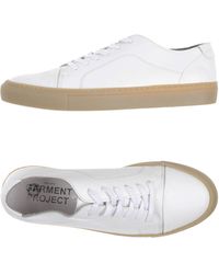 garment project white sneakers