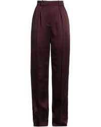 Elisabetta Franchi - Burgundy Pants Acetate, Viscose - Lyst