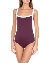 Valentino One-piece Swimsuit - Purple