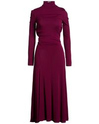 Alaïa - Midi Dress Viscose - Lyst