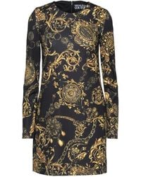 Versace Jeans Couture - Mini Dress Polyester, Elastane - Lyst