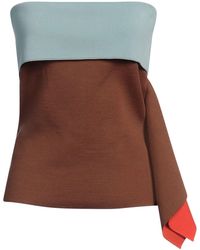 Fendi - Stretch Wool Blend Top - Lyst