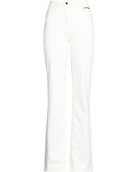 Elisabetta Franchi - Ivory Jeans Cotton, Elastane - Lyst
