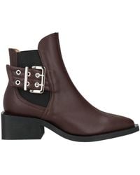 Ganni - Ankle Boots Synthetisches Material, Textile Fibers - Lyst