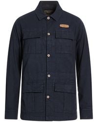 Aeronautica Militare - Midnight Jacket Cotton, Linen, Elastane - Lyst