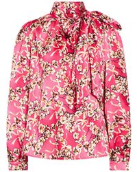 HUGO - Top Polyester - Lyst