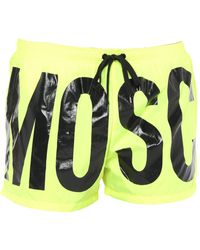 moschino mens swim trunks