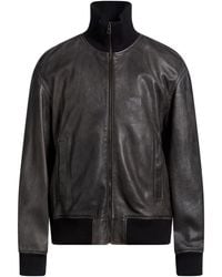 Loewe - Jacket Lambskin, Wool, Acrylic, Polyamide, Elastane - Lyst