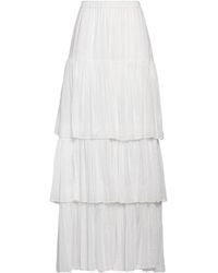 Jucca - Maxi Skirt Cotton, Silk - Lyst