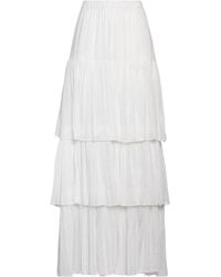 Jucca - Maxi Skirt Cotton, Silk - Lyst