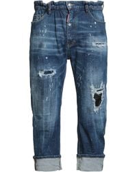 DSquared² - Jeans Cotton, Polyester, Elastane, Calfskin - Lyst