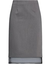 Alpha Studio - Midi Skirts - Lyst
