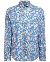 Fedeli - Floral Print Cotton Shirt - Lyst