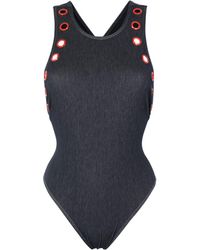 Solid & Striped Maillot une pièce - Bleu