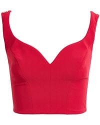 Elisabetta Franchi - Top Polyester, Elastane - Lyst