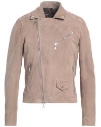 Tagliatore - Khaki Jacket Lambskin - Lyst