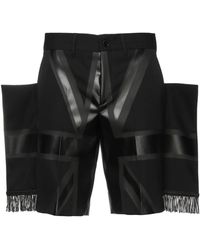 Burberry - Tailored Shorts With Flag Print - Lyst