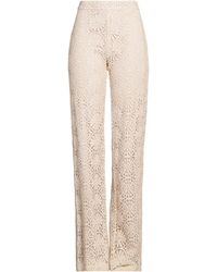 White Wise - Pants Cotton, Viscose, Nylon, Polyester - Lyst