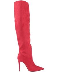 guess boots red