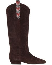 Missoni - Dark Boot Leather, Textile Fibers - Lyst