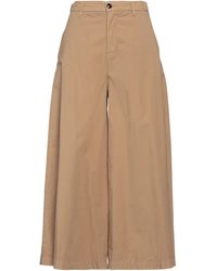 I LOVE MP - Camel Pants Cotton, Elastane - Lyst