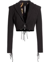 Versace Jeans Couture - Blazer Viscose, Polyamide, Elastane - Lyst