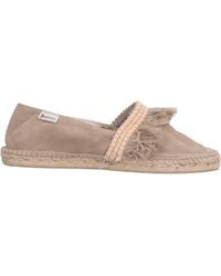 Espadrilles - Soft Leather, Textile Fibers - Lyst